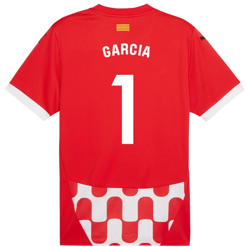 Danxen Niño Camiseta Lucas García #1 Rojo Blanco 1ª Equipación 2024/25 La Camisa