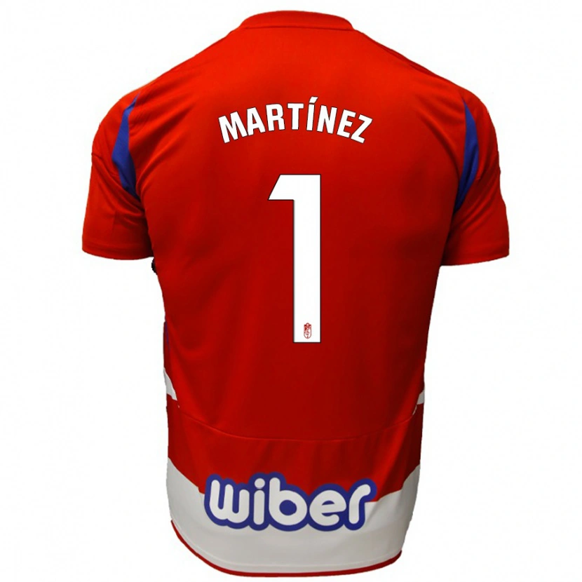 Danxen Niño Camiseta Marc Martínez #1 Rojo Blanco Azul 1ª Equipación 2024/25 La Camisa