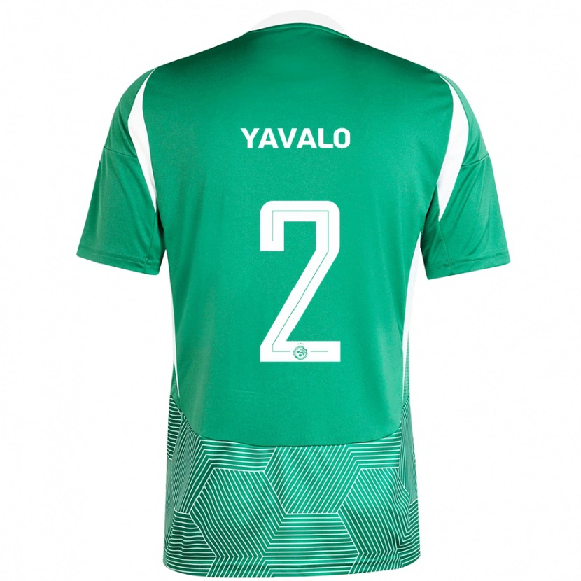 Danxen Niño Camiseta Gatachao Yavalo #2 Verde Blanco 1ª Equipación 2024/25 La Camisa