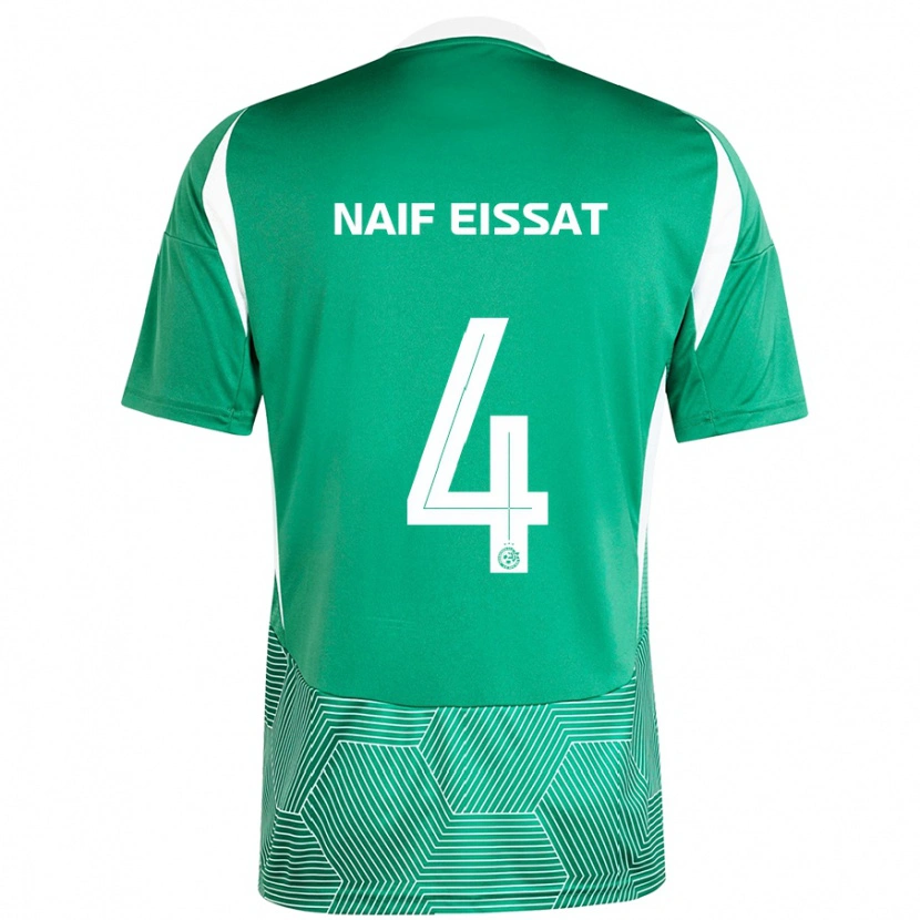 Danxen Niño Camiseta Lisav Naif Eissat #4 Verde Blanco 1ª Equipación 2024/25 La Camisa