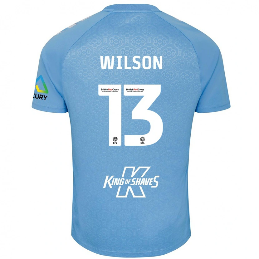 Danxen Niño Camiseta Ben Wilson #13 Azul Blanco 1ª Equipación 2024/25 La Camisa