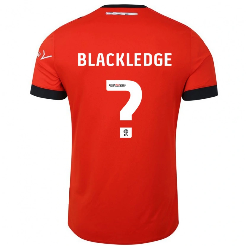 Danxen Niño Camiseta Henry Blackledge #0 Naranja Negro 1ª Equipación 2024/25 La Camisa