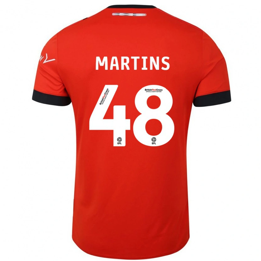 Danxen Niño Camiseta Dominic Dos Santos Martins #48 Naranja Negro 1ª Equipación 2024/25 La Camisa