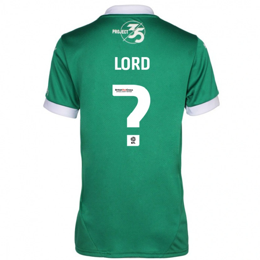 Danxen Niño Camiseta Sam Lord #0 Verde Blanco 1ª Equipación 2024/25 La Camisa