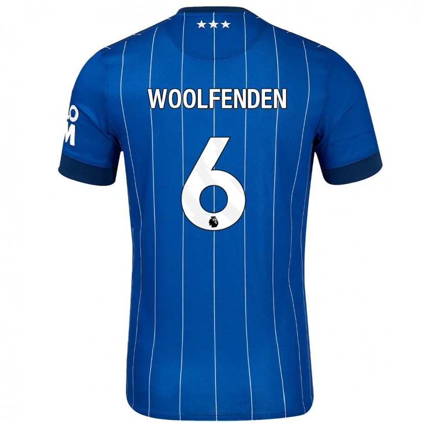 Danxen Niño Camiseta Luke Woolfenden #6 Azul Marino 1ª Equipación 2024/25 La Camisa