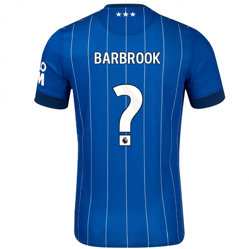 Danxen Niño Camiseta Harry Barbrook #0 Azul Marino 1ª Equipación 2024/25 La Camisa