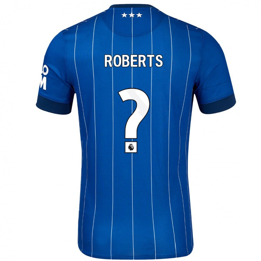 Danxen Niño Camiseta Mathaeus Roberts #0 Azul Marino 1ª Equipación 2024/25 La Camisa