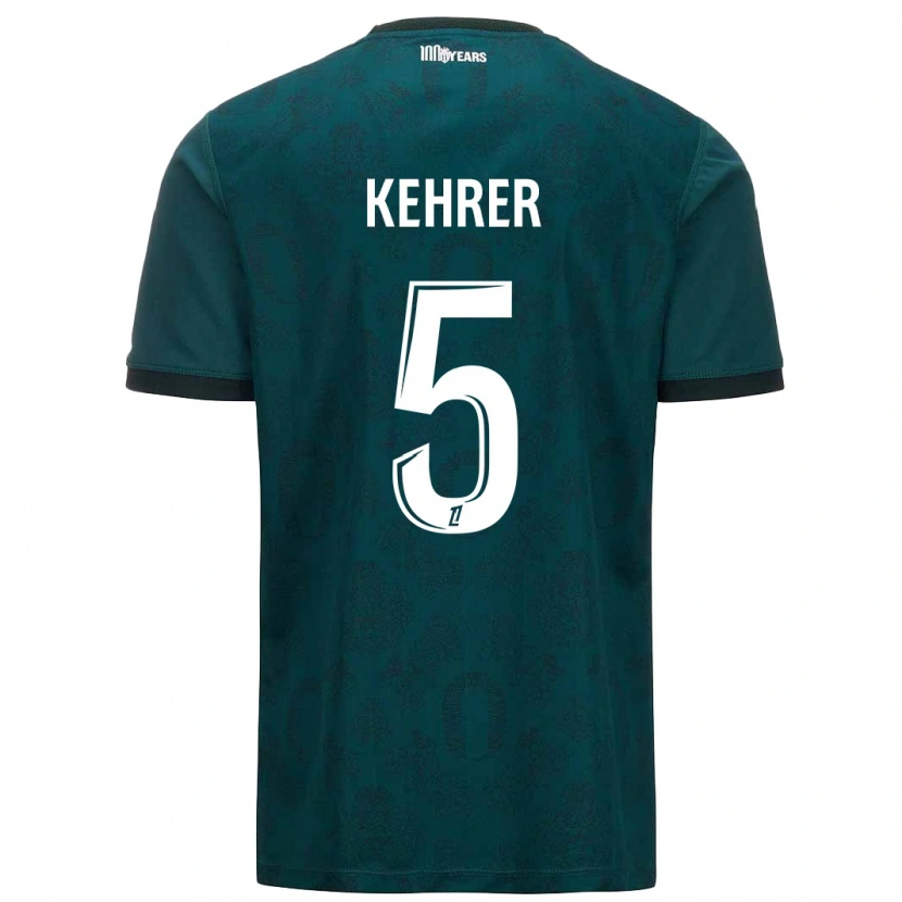 Danxen Niño Camiseta Thilo Kehrer #5 Verde Oscuro 2ª Equipación 2024/25 La Camisa