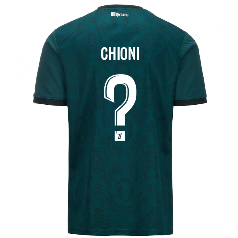 Danxen Niño Camiseta Tristan Chioni #0 Verde Oscuro 2ª Equipación 2024/25 La Camisa