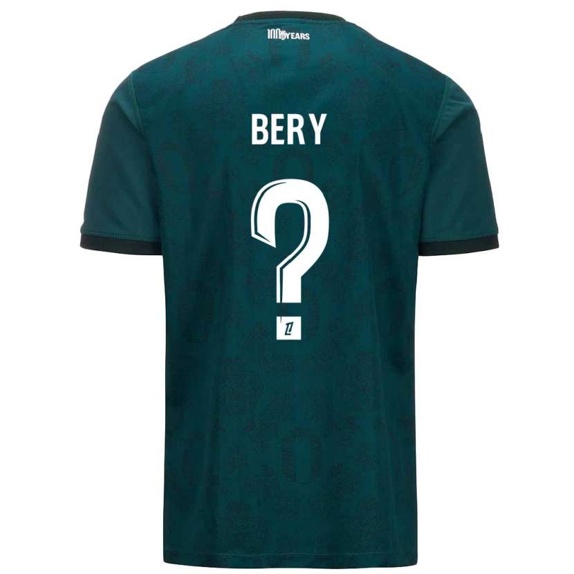 Danxen Niño Camiseta Jules Bery #0 Verde Oscuro 2ª Equipación 2024/25 La Camisa