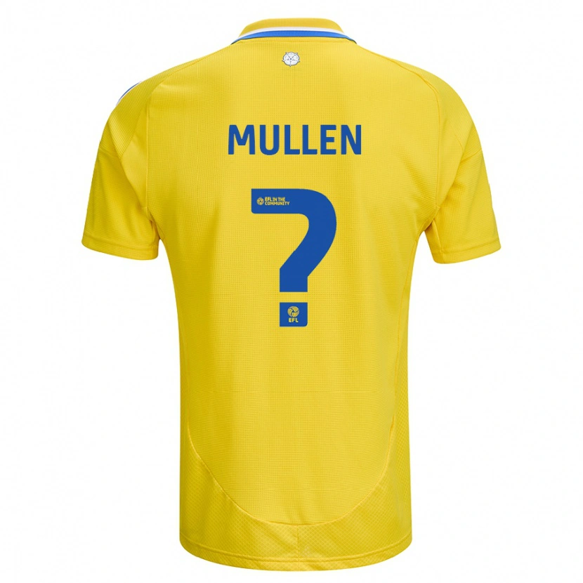 Danxen Niño Camiseta Jeremiah Chilokoa-Mullen #0 Amarillo Azul 2ª Equipación 2024/25 La Camisa