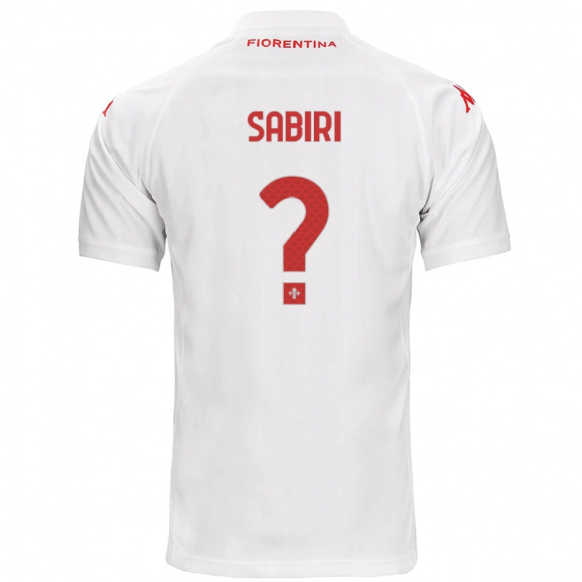 Danxen Niño Camiseta Abdelhamid Sabiri #0 Blanco 2ª Equipación 2024/25 La Camisa