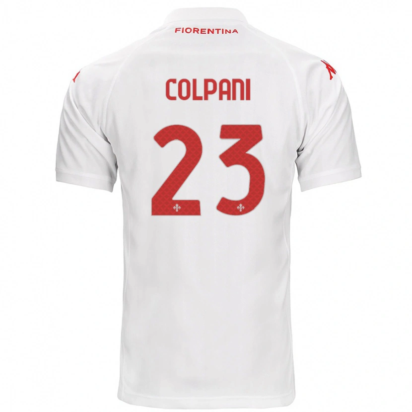 Danxen Niño Camiseta Andrea Colpani #23 Blanco 2ª Equipación 2024/25 La Camisa