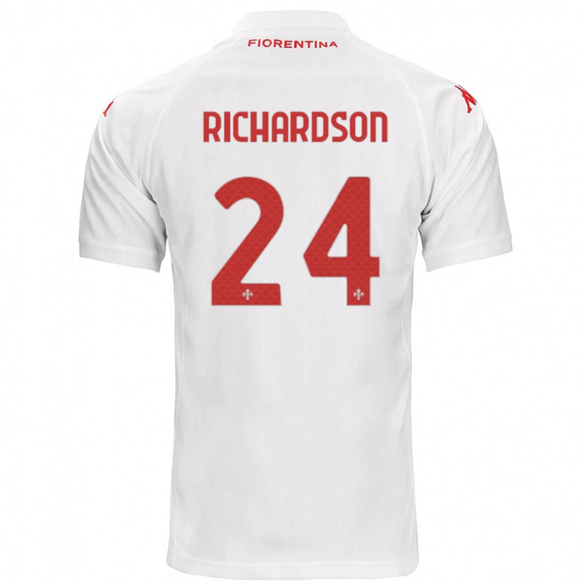 Danxen Niño Camiseta Amir Richardson #24 Blanco 2ª Equipación 2024/25 La Camisa