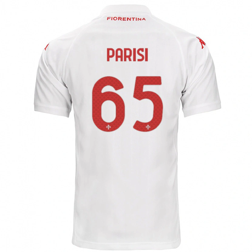 Danxen Niño Camiseta Fabiano Parisi #65 Blanco 2ª Equipación 2024/25 La Camisa