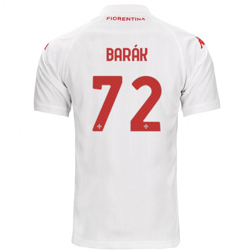 Danxen Niño Camiseta Antonín Barák #72 Blanco 2ª Equipación 2024/25 La Camisa