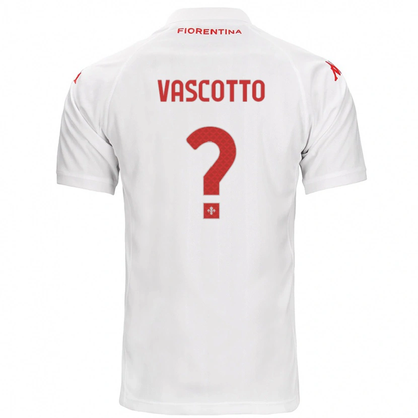 Danxen Niño Camiseta Edoardo Vascotto #0 Blanco 2ª Equipación 2024/25 La Camisa