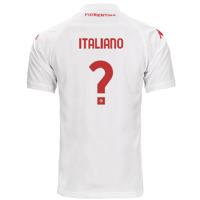 Danxen Niño Camiseta Riccardo Italiano #0 Blanco 2ª Equipación 2024/25 La Camisa