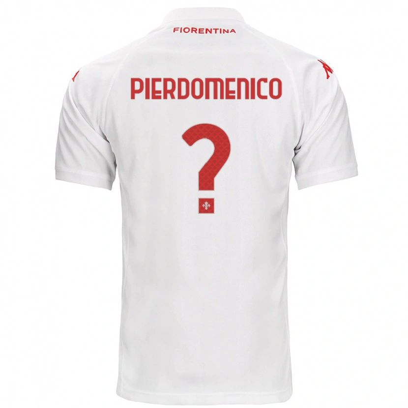 Danxen Niño Camiseta Jacopo Di Pierdomenico #0 Blanco 2ª Equipación 2024/25 La Camisa