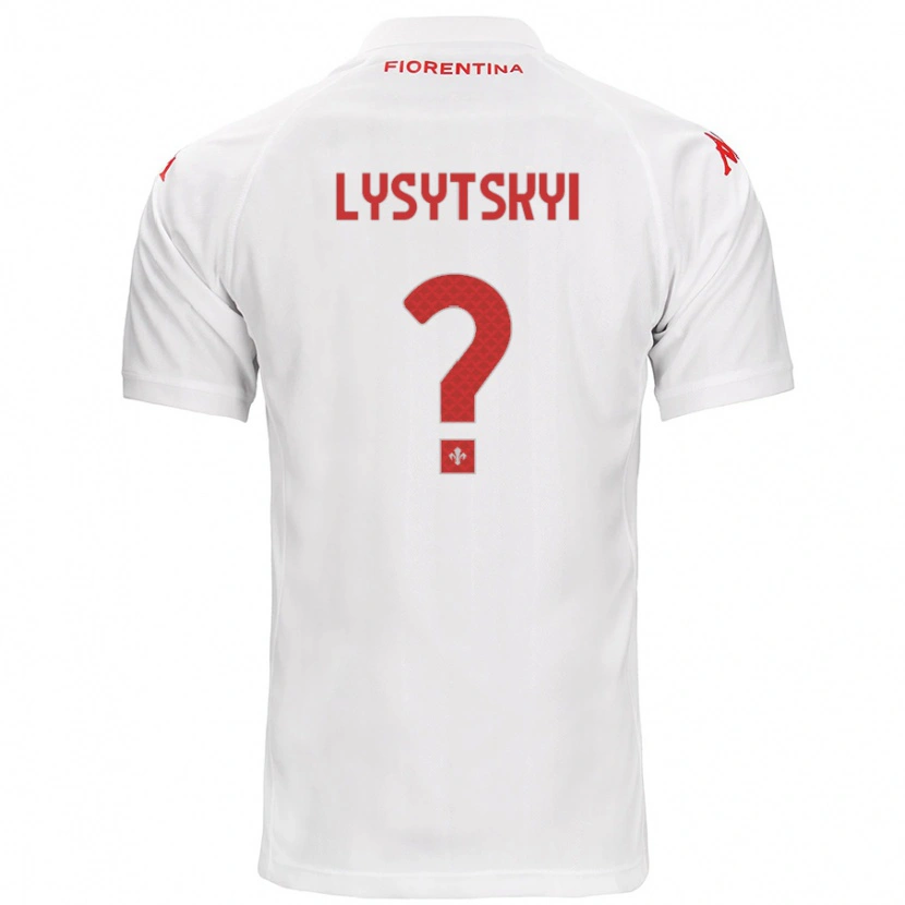 Danxen Niño Camiseta Andriy Lysytskyi #0 Blanco 2ª Equipación 2024/25 La Camisa