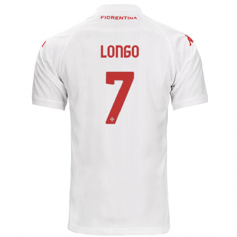 Danxen Niño Camiseta Miriam Longo #7 Blanco 2ª Equipación 2024/25 La Camisa