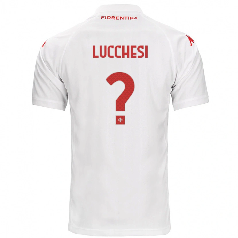 Danxen Niño Camiseta Andrea Lucchesi #0 Blanco 2ª Equipación 2024/25 La Camisa