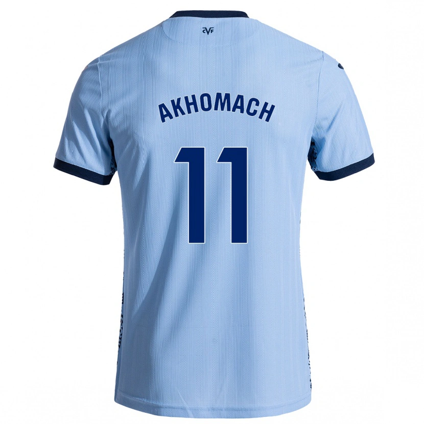 Danxen Niño Camiseta Ilias Akhomach #11 Azul Cielo 2ª Equipación 2024/25 La Camisa