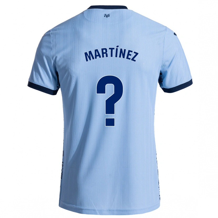 Danxen Niño Camiseta Enric Martínez #0 Azul Cielo 2ª Equipación 2024/25 La Camisa