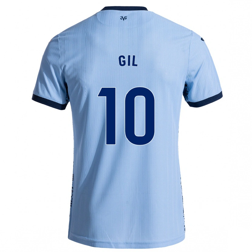 Danxen Niño Camiseta Markel Gil #10 Azul Cielo 2ª Equipación 2024/25 La Camisa