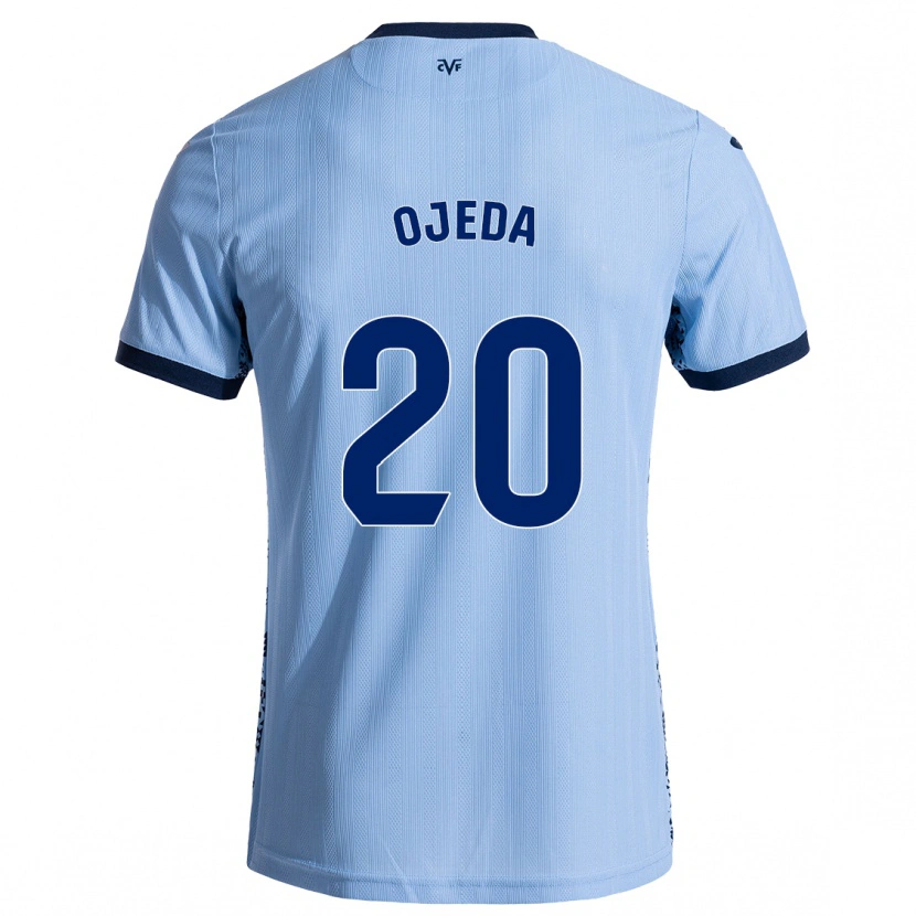 Danxen Niño Camiseta Thiago Ojeda #20 Azul Cielo 2ª Equipación 2024/25 La Camisa