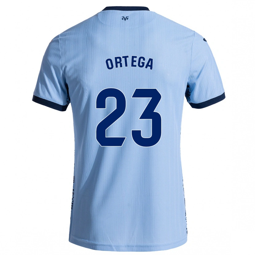 Danxen Niño Camiseta Jordi Ortega #23 Azul Cielo 2ª Equipación 2024/25 La Camisa