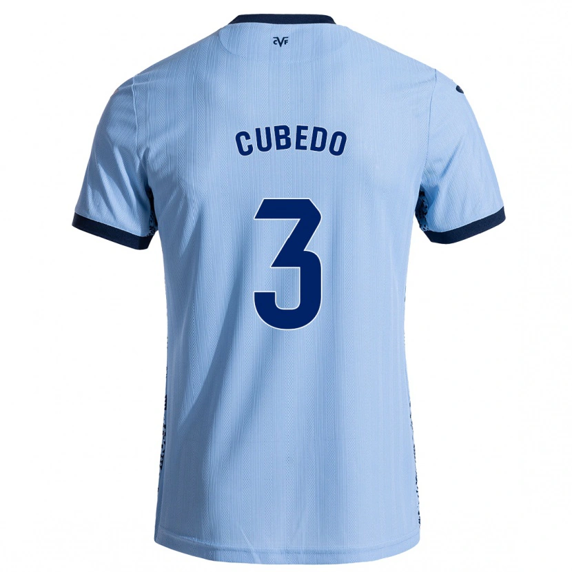 Danxen Niño Camiseta Cristina Cubedo #3 Azul Cielo 2ª Equipación 2024/25 La Camisa