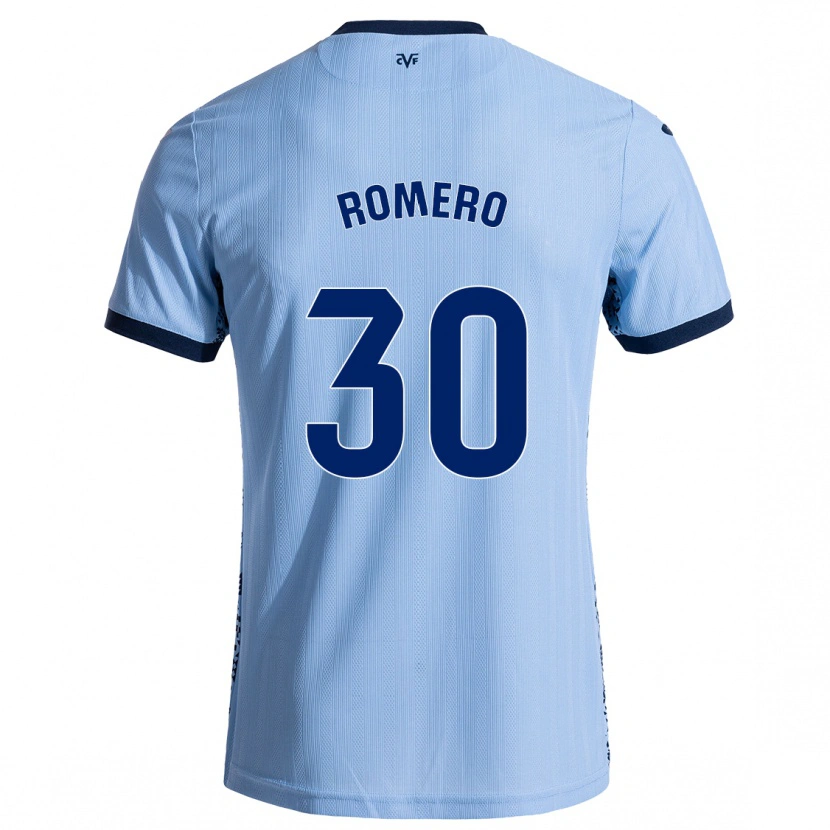 Danxen Niño Camiseta Lucía Romero #30 Azul Cielo 2ª Equipación 2024/25 La Camisa