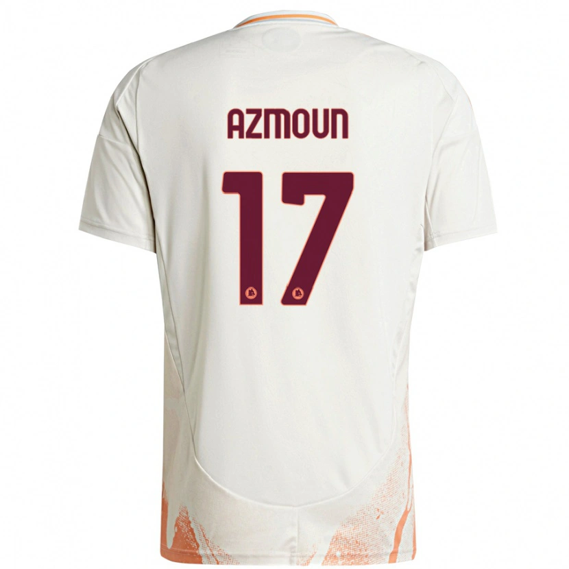 Danxen Niño Camiseta Sardar Azmoun #17 Crema Blanco Naranja 2ª Equipación 2024/25 La Camisa