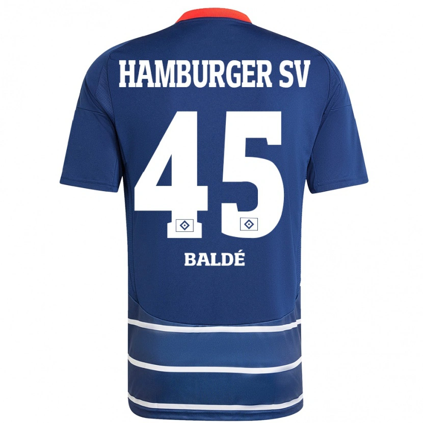 Danxen Niño Camiseta Fabio Baldé #45 Azul Oscuro 2ª Equipación 2024/25 La Camisa