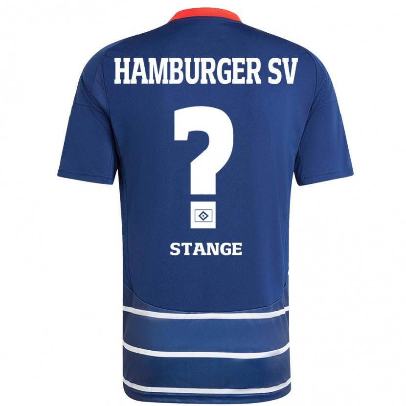 Danxen Niño Camiseta Tobias Stange #0 Azul Oscuro 2ª Equipación 2024/25 La Camisa