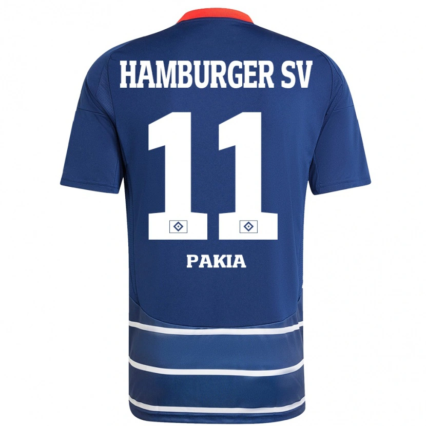 Danxen Niño Camiseta Ware Pakia #11 Azul Oscuro 2ª Equipación 2024/25 La Camisa