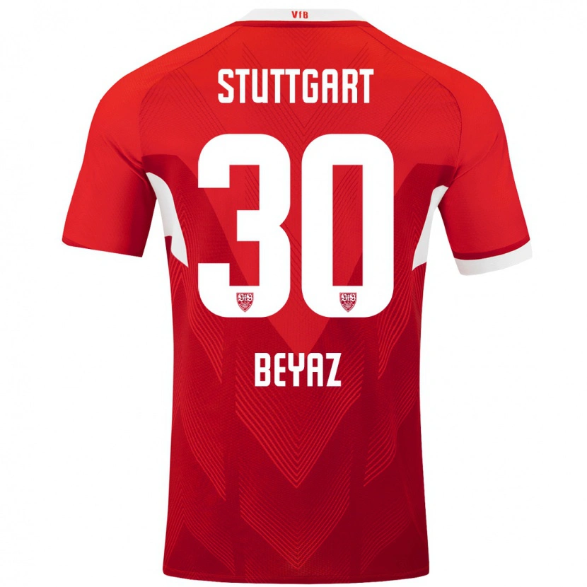 Danxen Niño Camiseta Ömer Beyaz #30 Rojo Blanco 2ª Equipación 2024/25 La Camisa