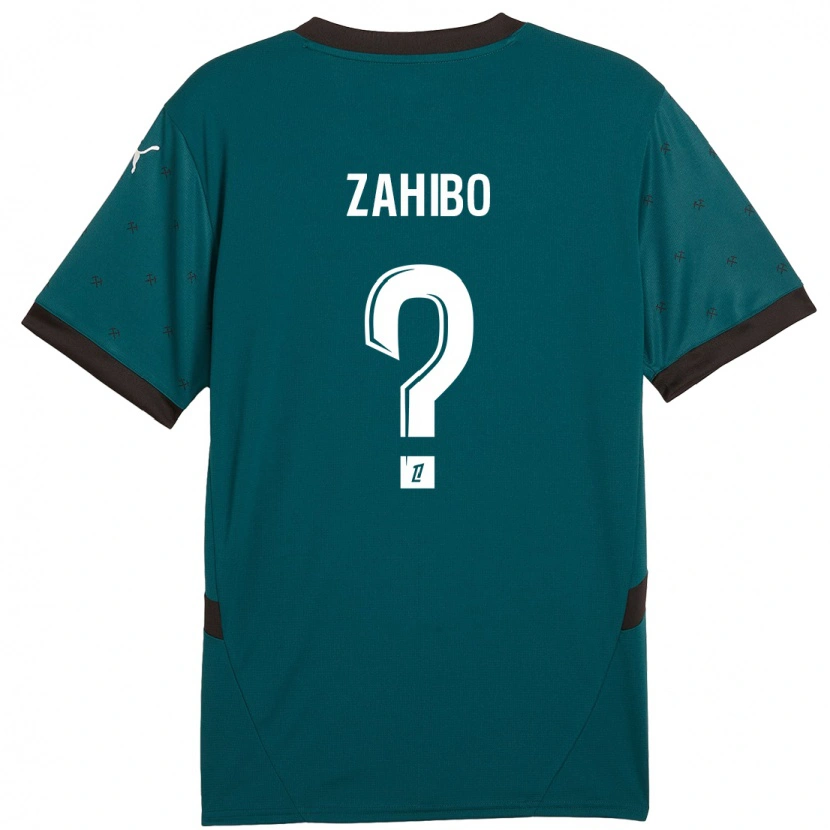 Danxen Niño Camiseta Wesley Zahibo #0 Verde Oscuro 2ª Equipación 2024/25 La Camisa