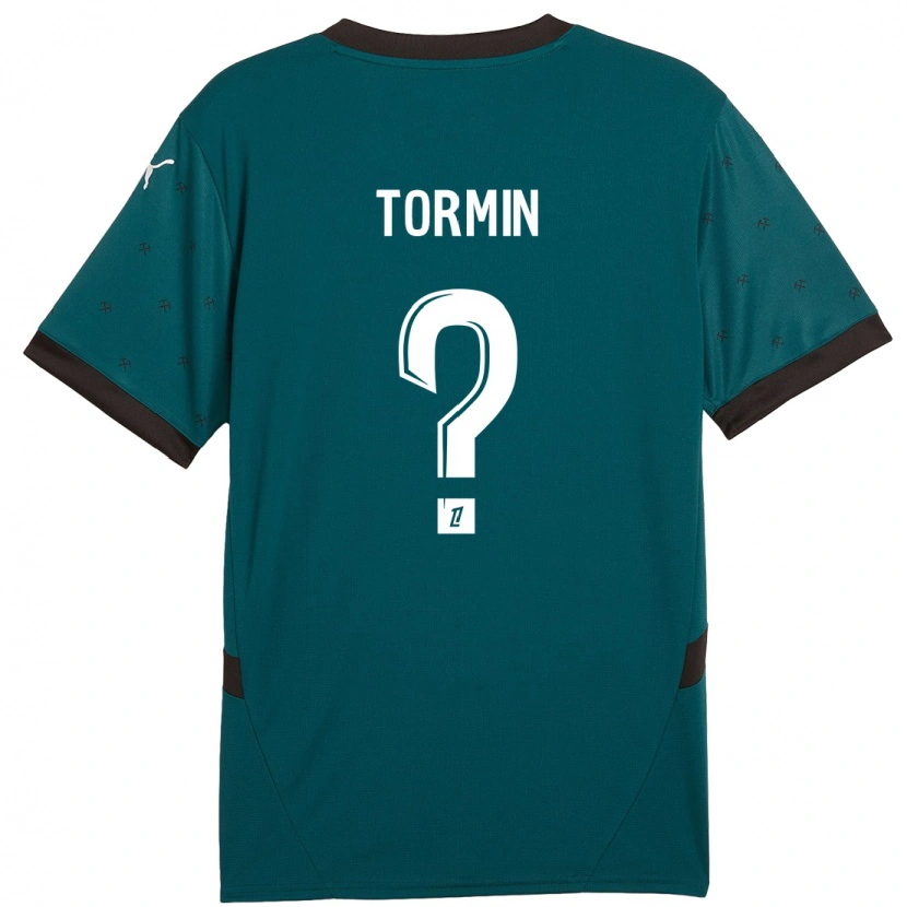 Danxen Niño Camiseta Sean Tormin #0 Verde Oscuro 2ª Equipación 2024/25 La Camisa