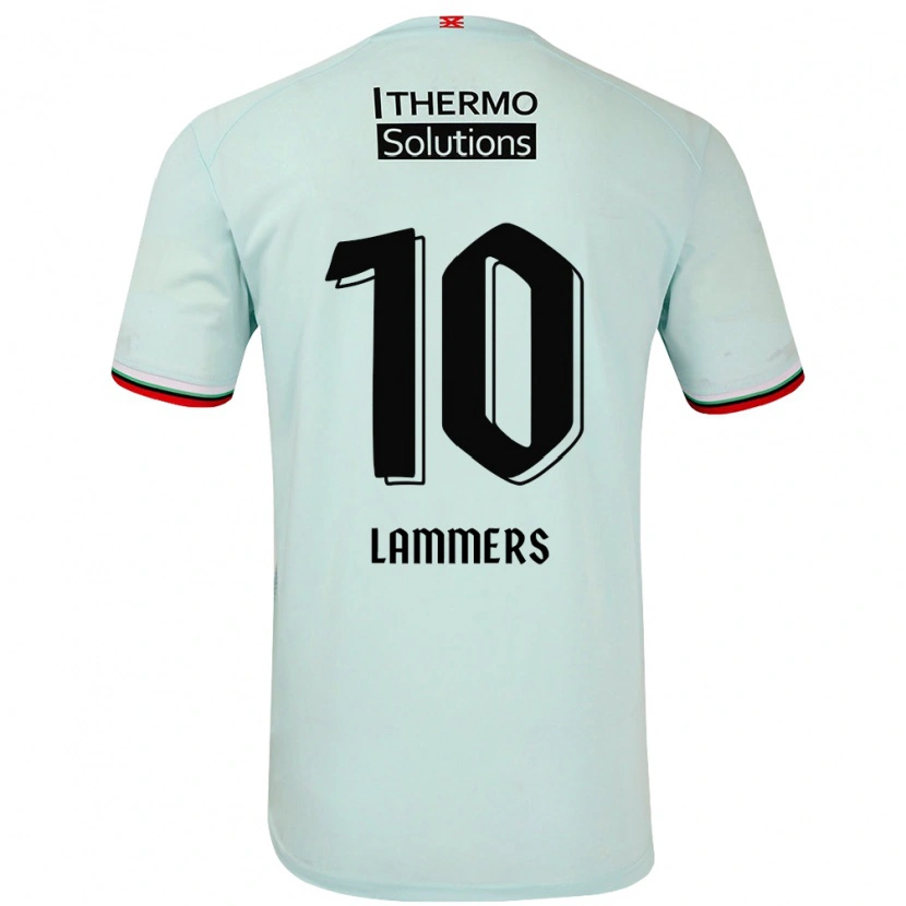 Danxen Niño Camiseta Sam Lammers #10 Verde Claro 2ª Equipación 2024/25 La Camisa