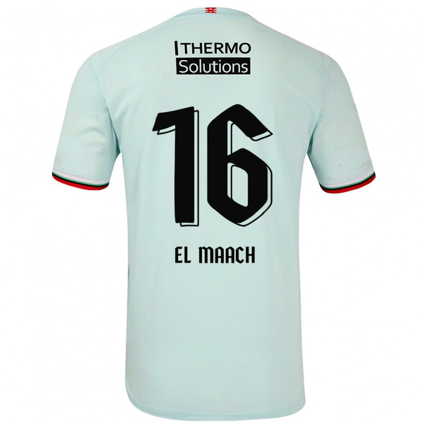 Danxen Niño Camiseta Issam El Maach #16 Verde Claro 2ª Equipación 2024/25 La Camisa