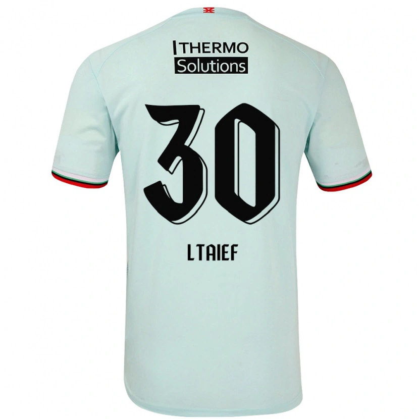 Danxen Niño Camiseta Sayfallah Ltaief #30 Verde Claro 2ª Equipación 2024/25 La Camisa