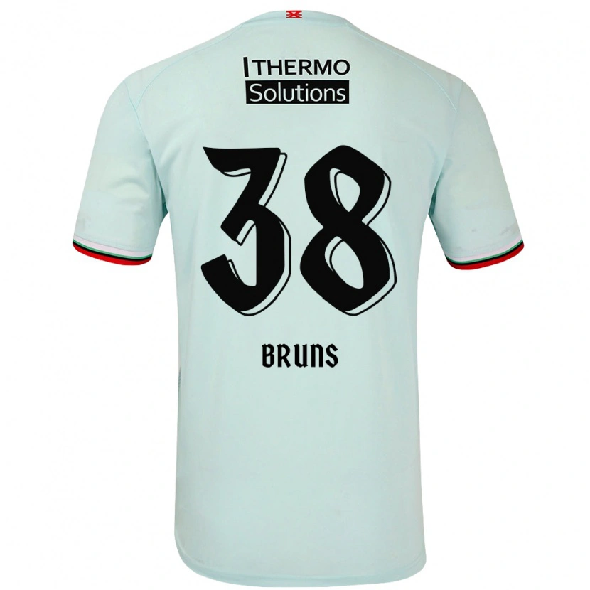 Danxen Niño Camiseta Max Bruns #38 Verde Claro 2ª Equipación 2024/25 La Camisa