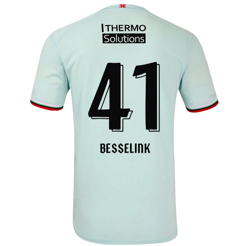 Danxen Niño Camiseta Gijs Besselink #41 Verde Claro 2ª Equipación 2024/25 La Camisa