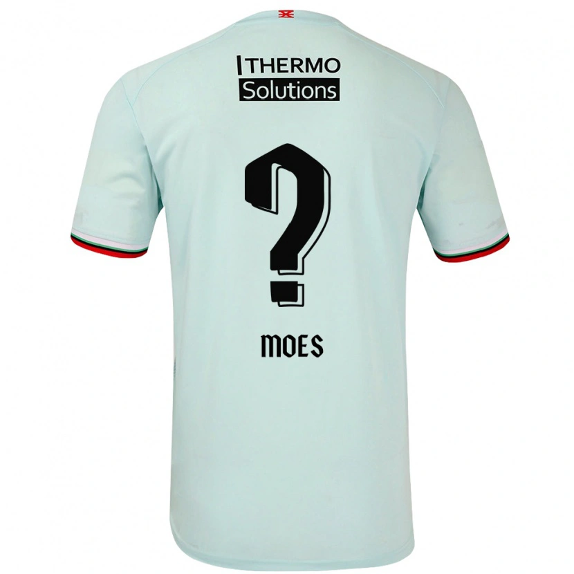 Danxen Niño Camiseta Lucas Moes #0 Verde Claro 2ª Equipación 2024/25 La Camisa