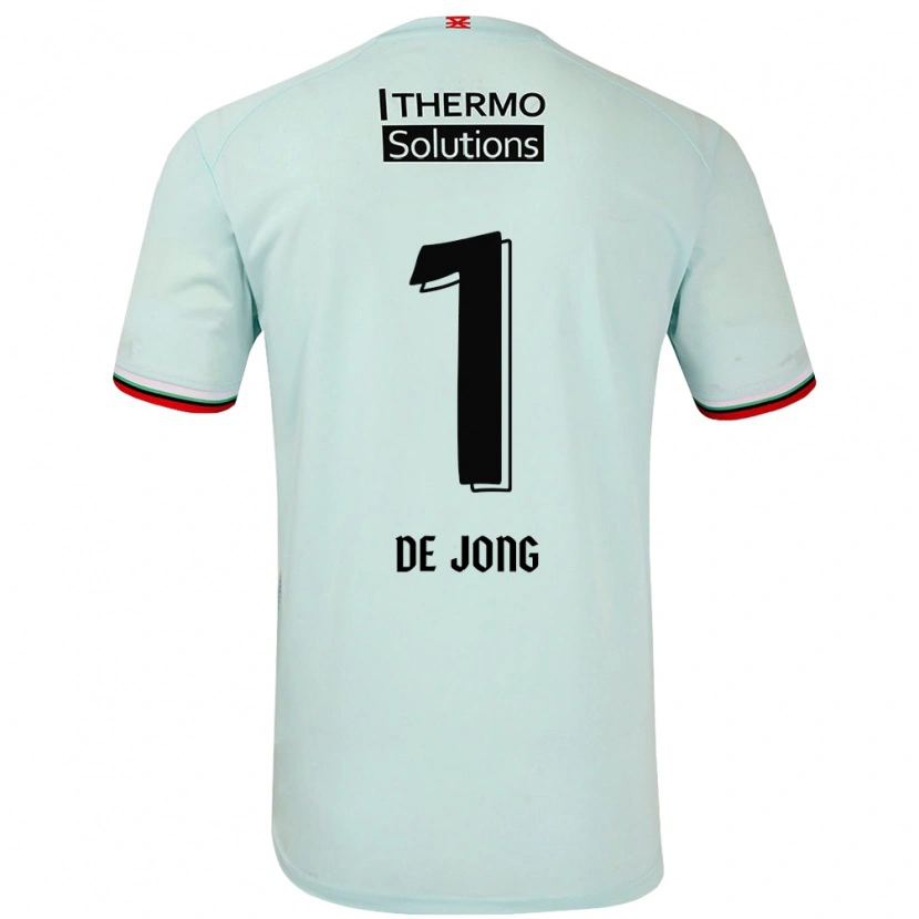 Danxen Niño Camiseta Daniëlle De Jong #1 Verde Claro 2ª Equipación 2024/25 La Camisa