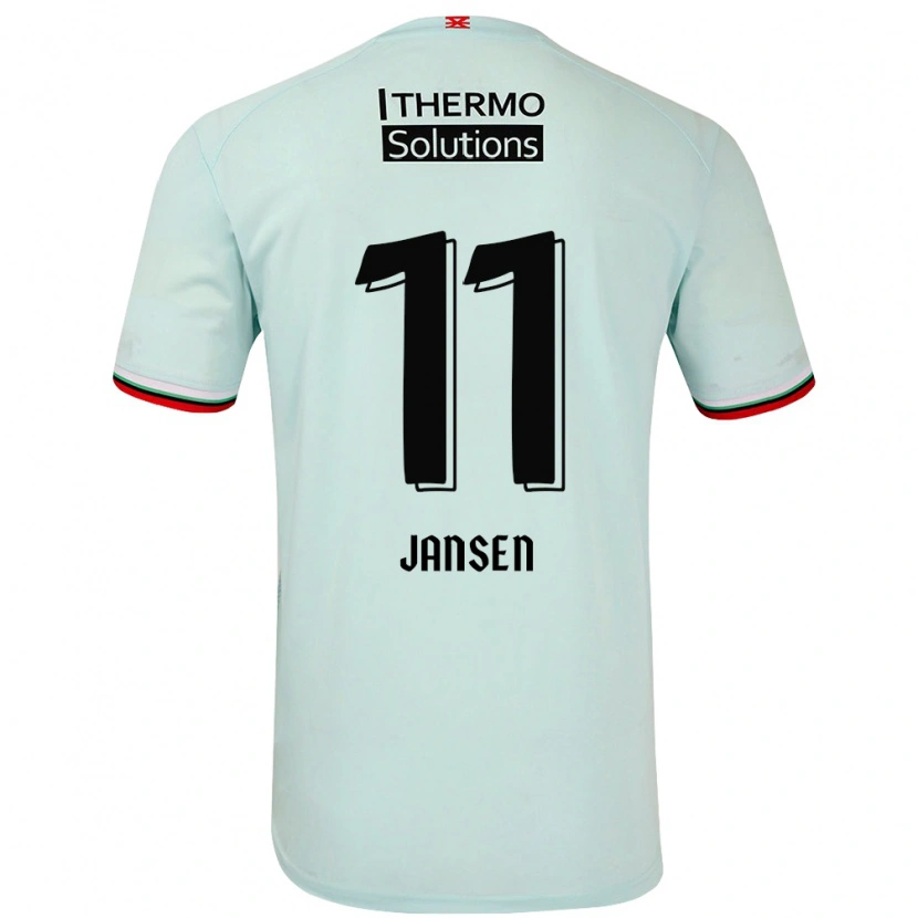 Danxen Niño Camiseta Renate Jansen #11 Verde Claro 2ª Equipación 2024/25 La Camisa