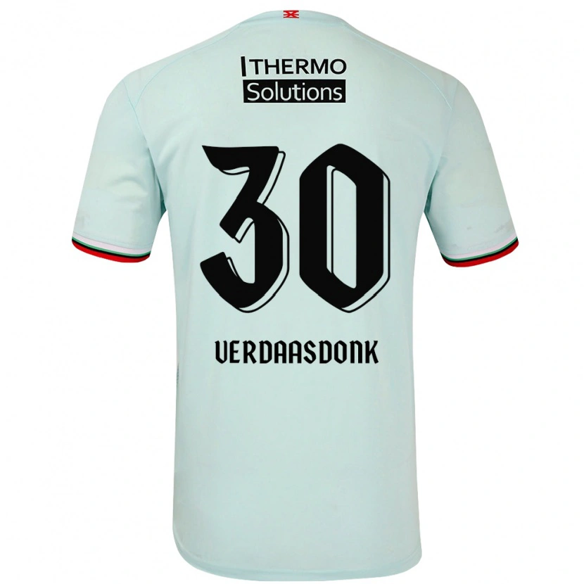 Danxen Niño Camiseta Suus Verdaasdonk #30 Verde Claro 2ª Equipación 2024/25 La Camisa