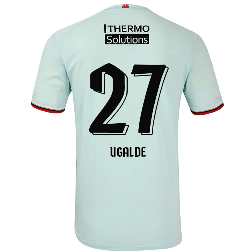 Danxen Niño Camiseta Manfred Ugalde #27 Verde Claro 2ª Equipación 2024/25 La Camisa